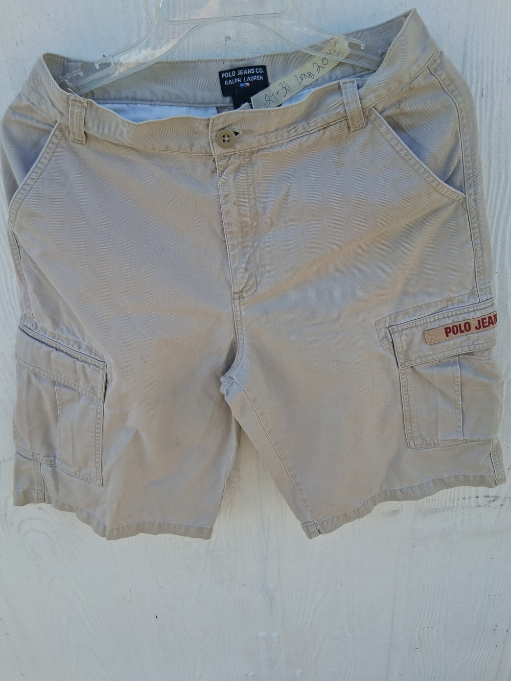 Ralph Lauren Polo Jeans Co. Women's Tan Cargo Shorts
